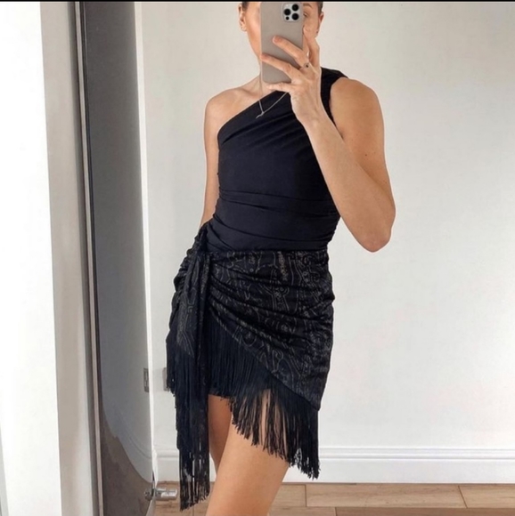 Zara Printed sarong skirt - Picture 4 of 13